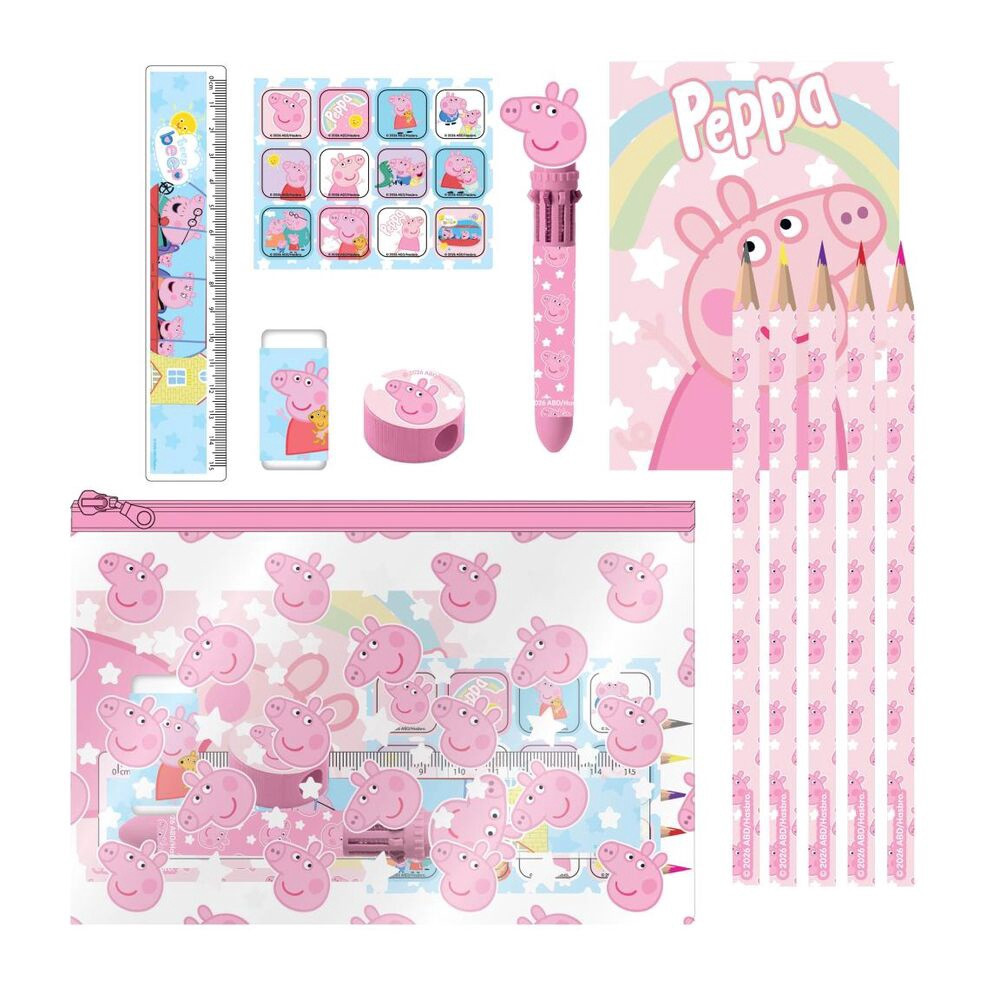 Ensemble de papeterie Peppa Pig