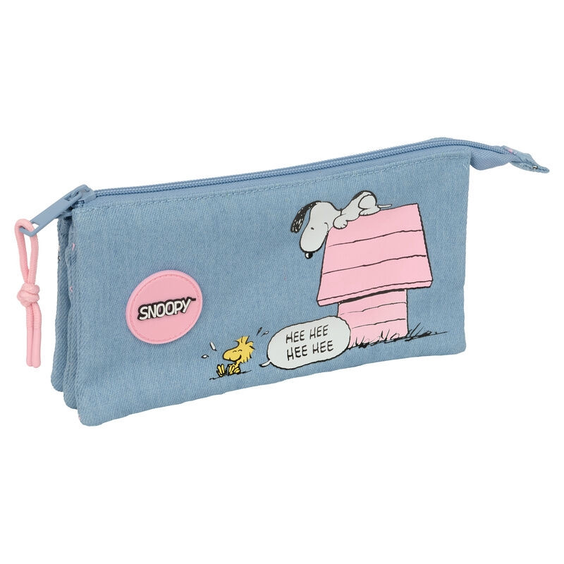 Trousse triple Snoopy Peanuts