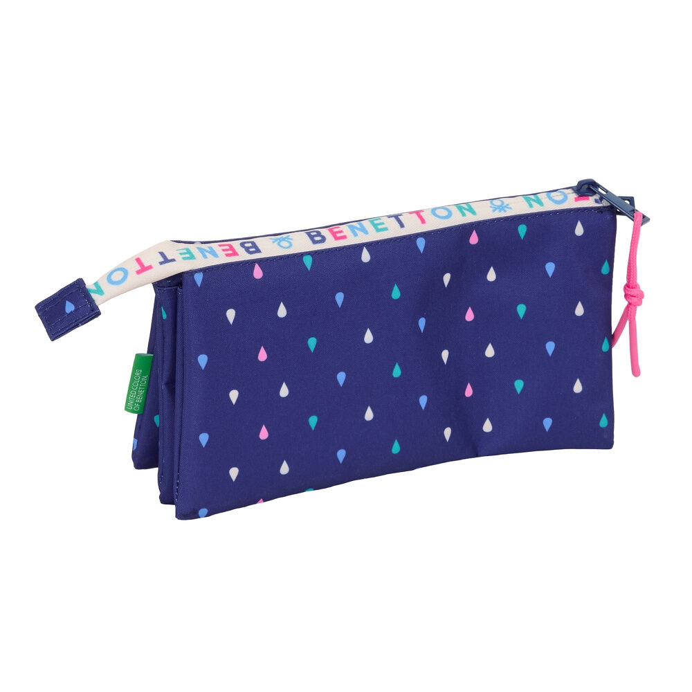 Benetton Drop triple pencil case