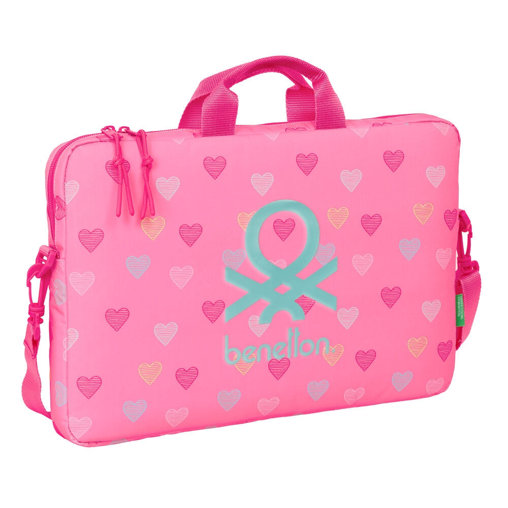 Laptop Bag 15.6" with Adjustable Strap, Double Zip