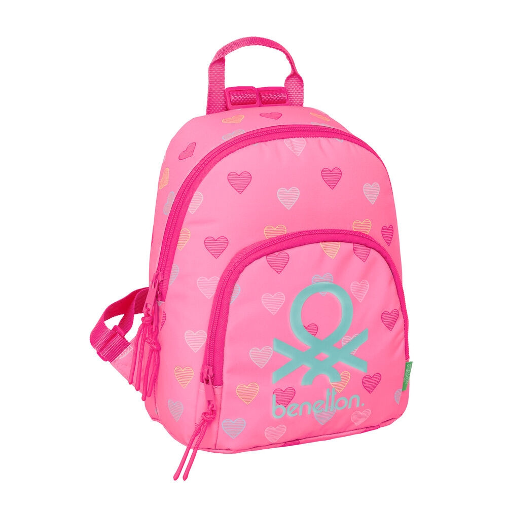 Heart Backpack, 30cm, Multiple Zippered Pockets