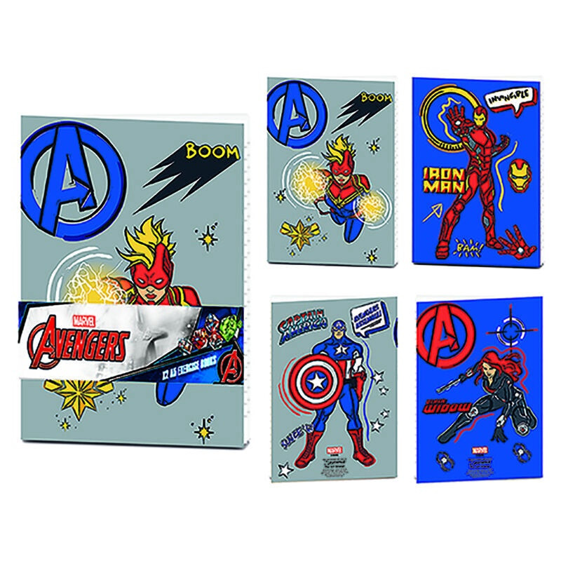 Marvel Avengers A5 2 Arbeitshefte Set