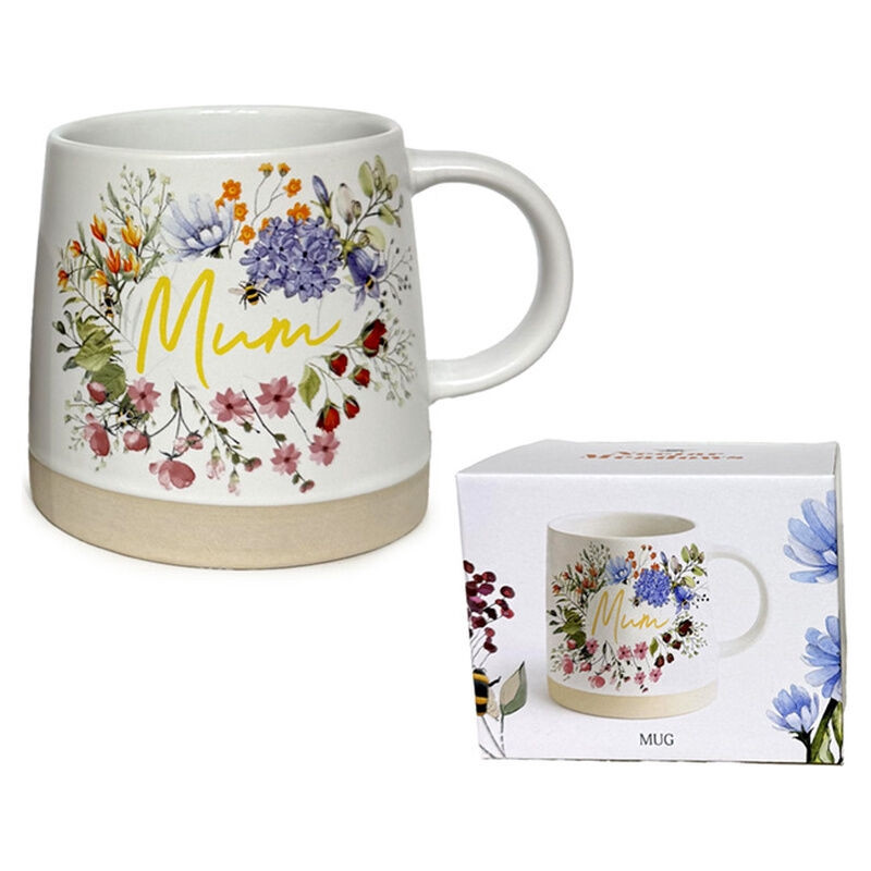 Caneca Bees and Nectar Mum 420ml