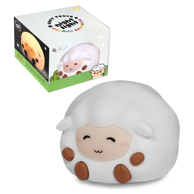 Sheep LED Night Light, Silicone, Rechargeable, USB-C