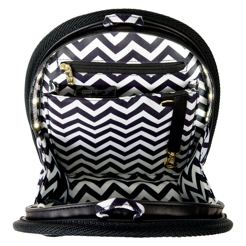 Loungefly Backpack Zig Zag organizer lights up