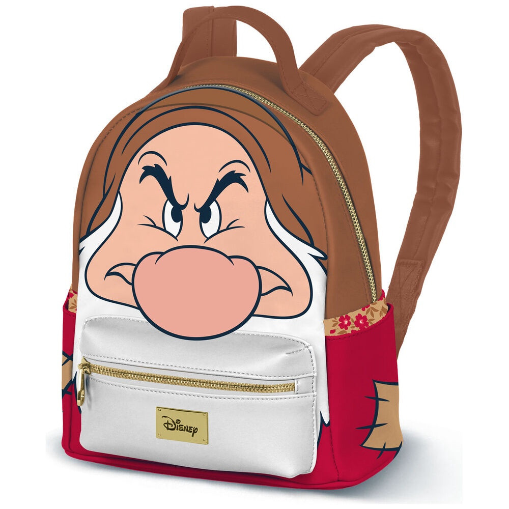 Snow White Grumpy Backpack, 29cm, Multiple Pockets