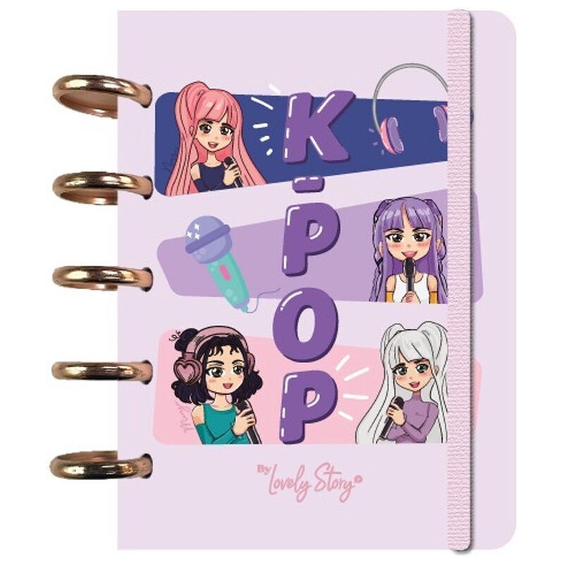 Carnet rose K-Pop A6