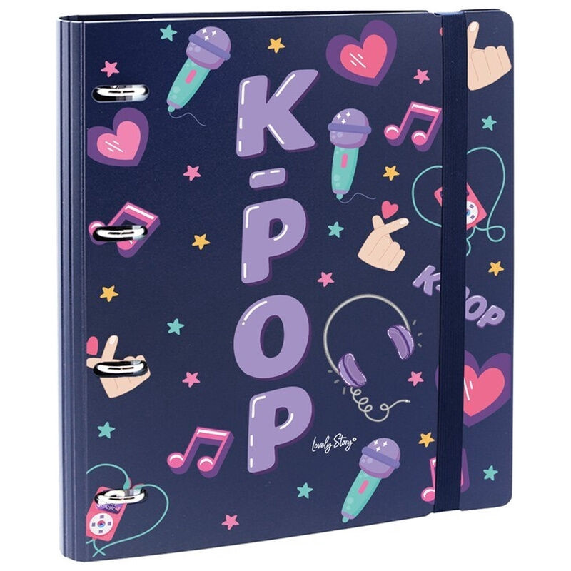 K-Pop Granatowy inteligentny folder
