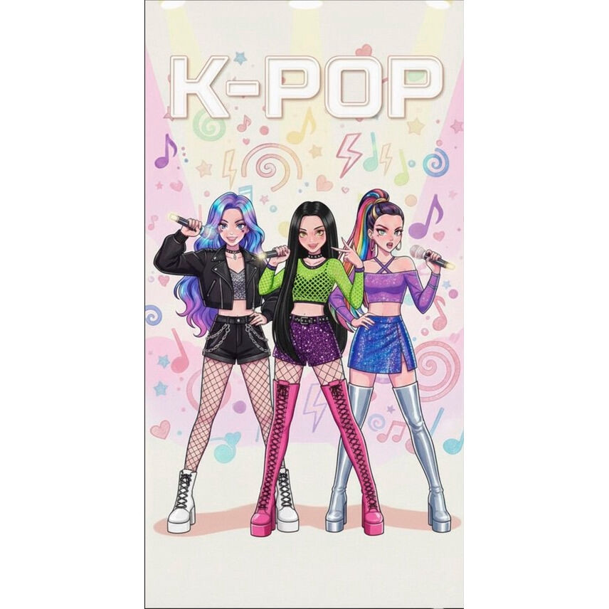 Kpop microvezel strandhanddoek