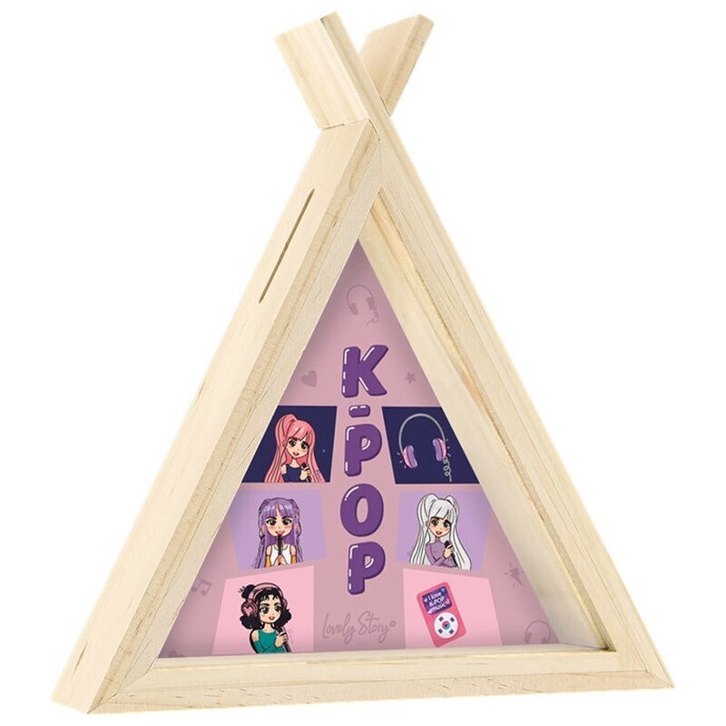Hucha rosa de K-Pop