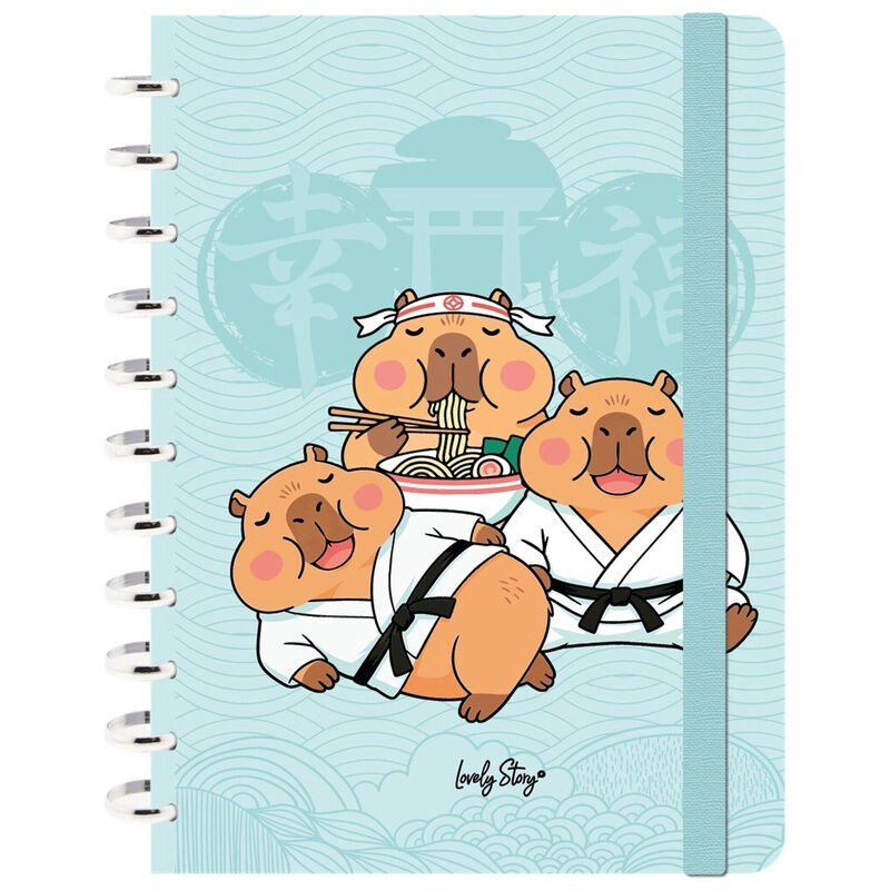 A4 Ring-Bound Notebook, 100 Sheets, 100gsm Squared Paper