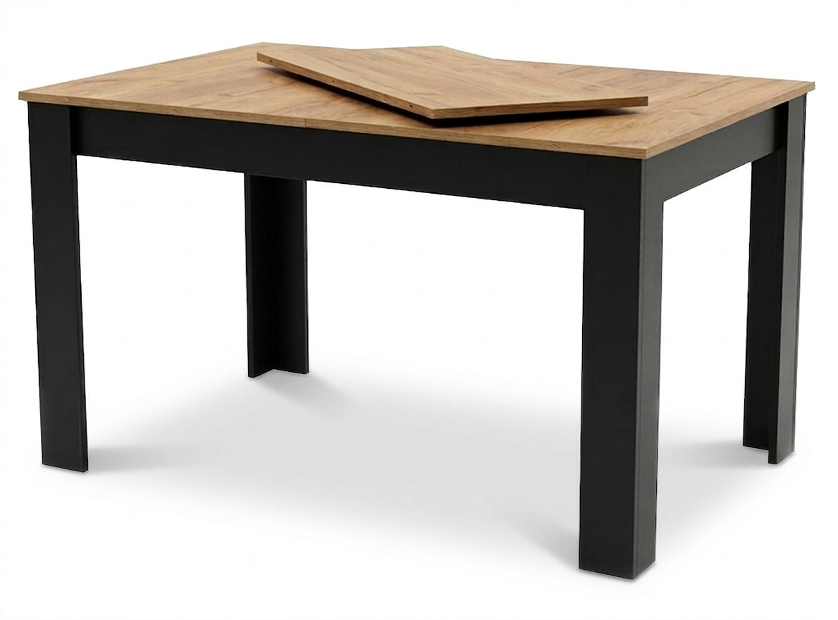 Extendable Dining Table, 120–160 cm, Oak Finish