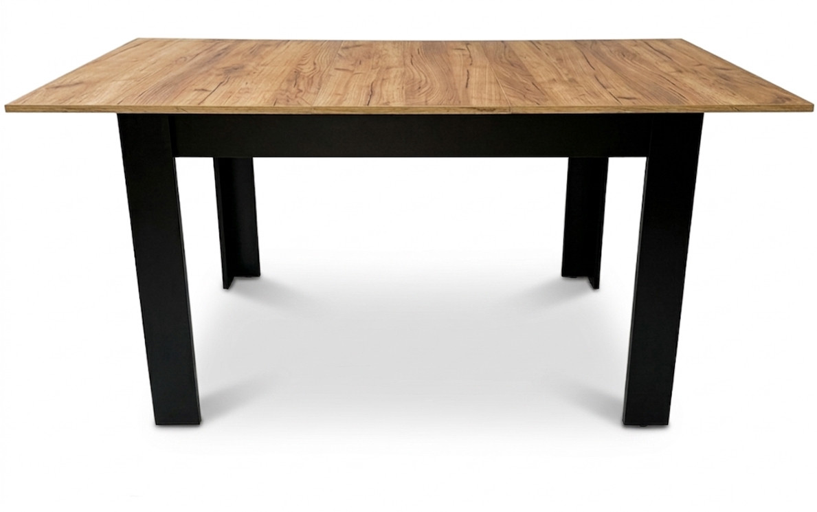 Extendable Dining Table, 120–160 cm, Oak Finish