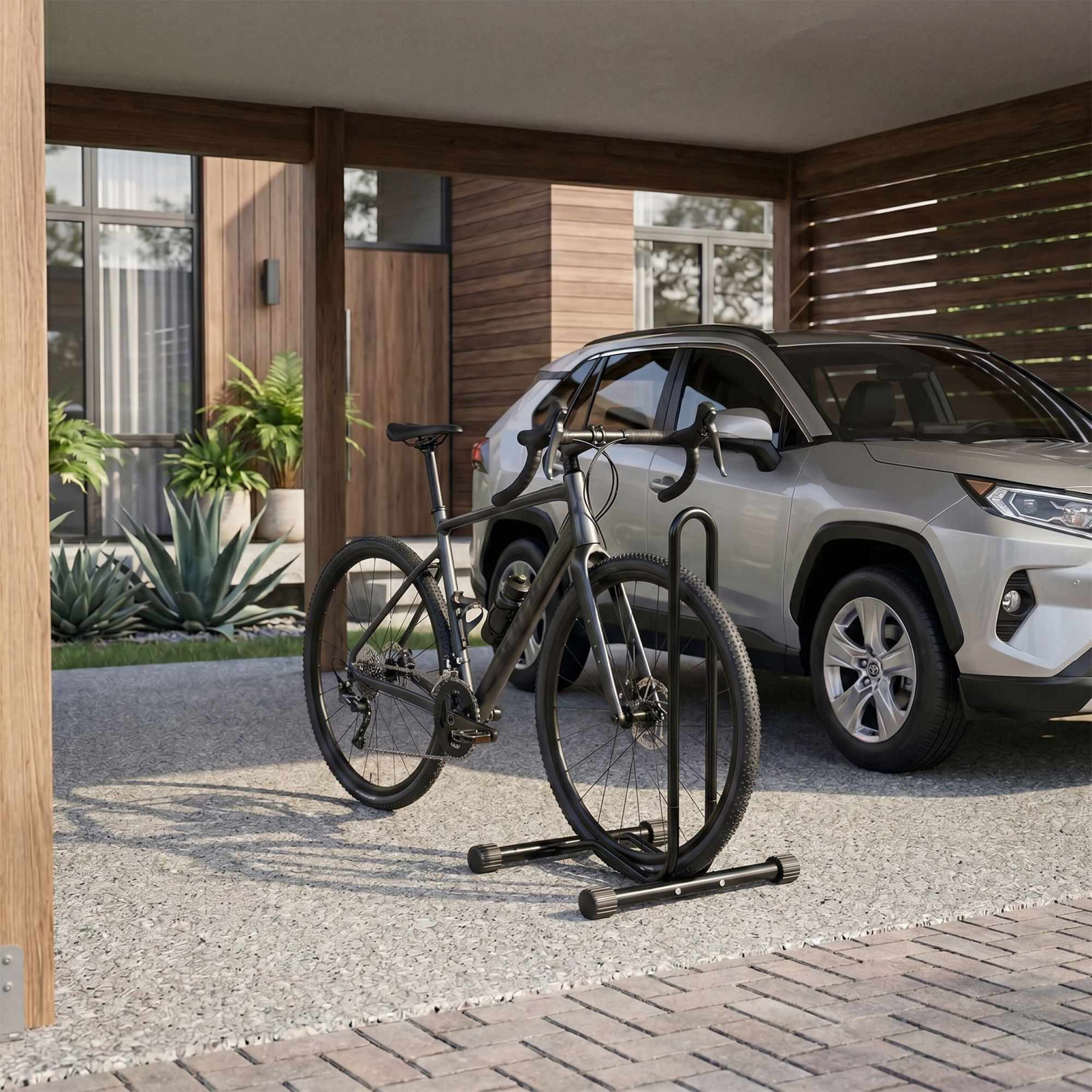 Suporte para bicicletas com rodas de 29 polegadas – Aço, pés antide...