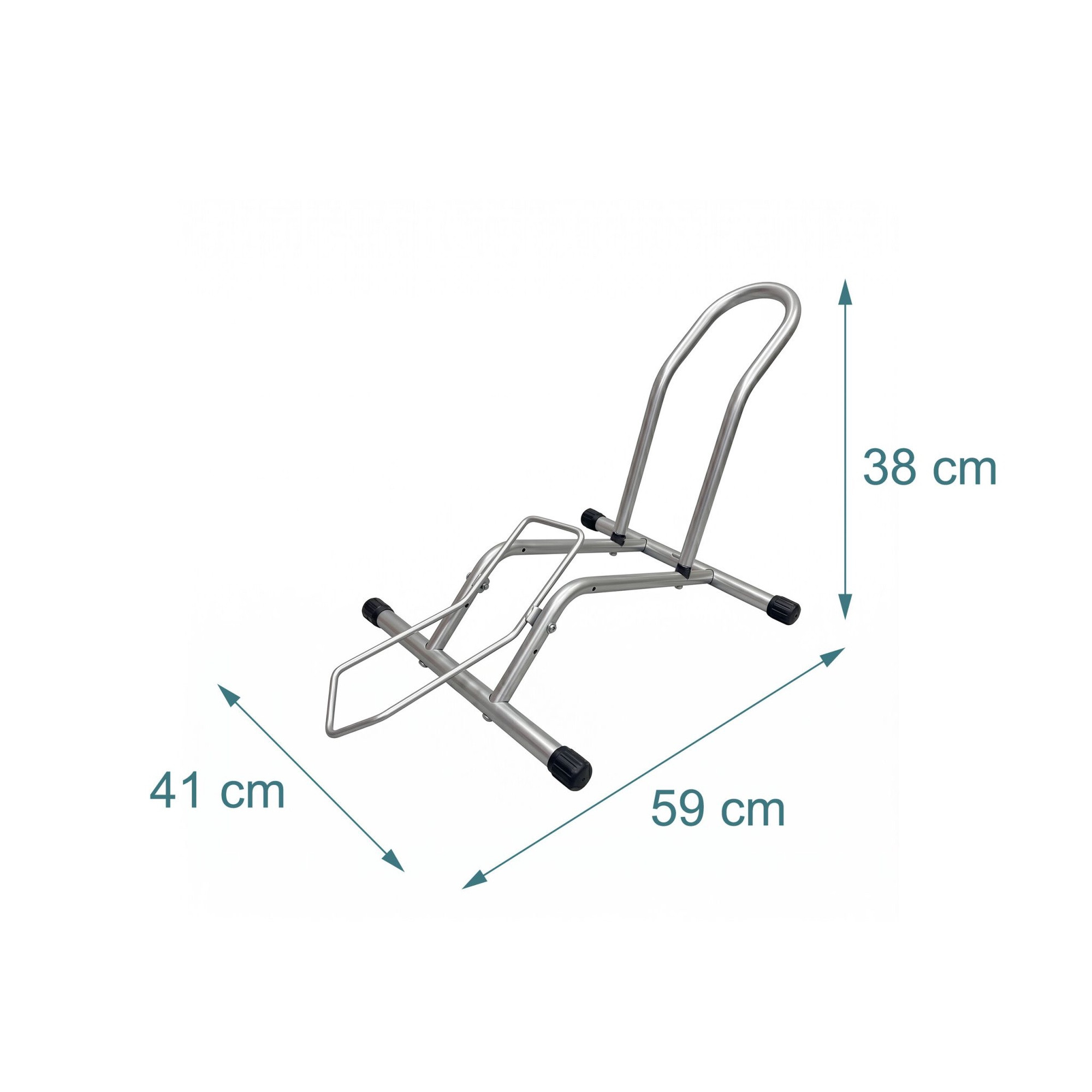 Suporte de chão para bicicletas com rodas de até 29 polegadas, anti...