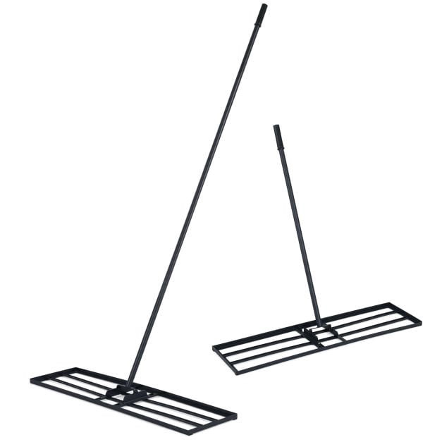 Lawn Leveling Rake, Adjustable Handle, 180 U-Head