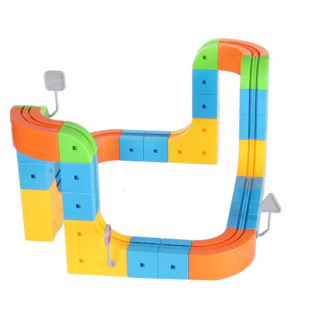 Magnetic Train Track Set, 65-Piece Building Blocks