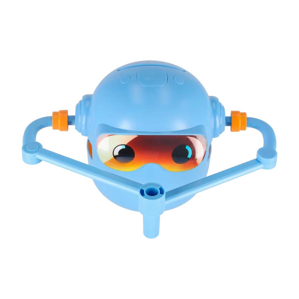 Interactieve tekenrobot STEM-set, 100 flashcards, blauw