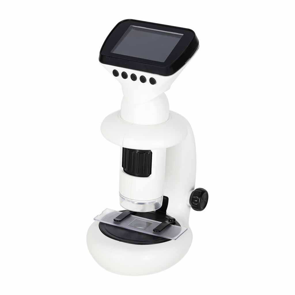 Microscópio digital 200–1000x, Wi-Fi, USB, LCD de 2,4 polegadas