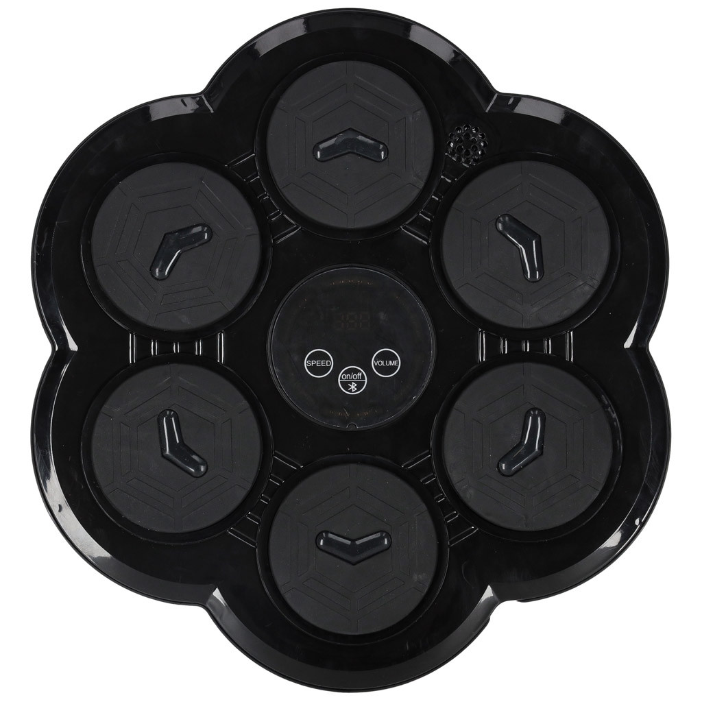 Wall-Mounted Boxing Trainer Pad, Bluetooth LED, Gloves
