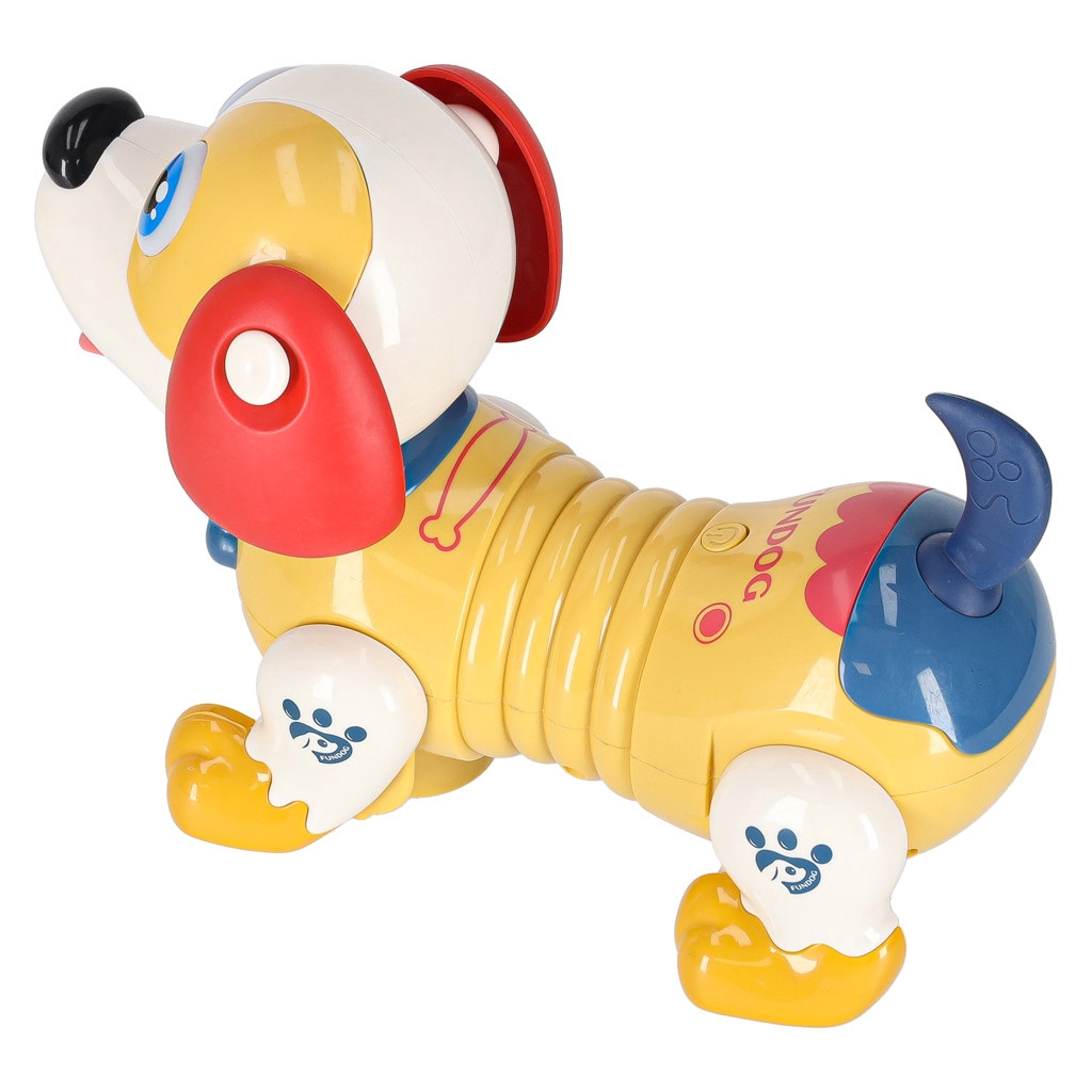 Interactive Dog Toy, Touch-Activated, Talking, With Bone