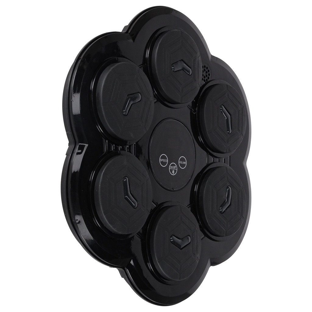 Wall-Mounted Boxing Trainer Pad, Bluetooth LED, Gloves
