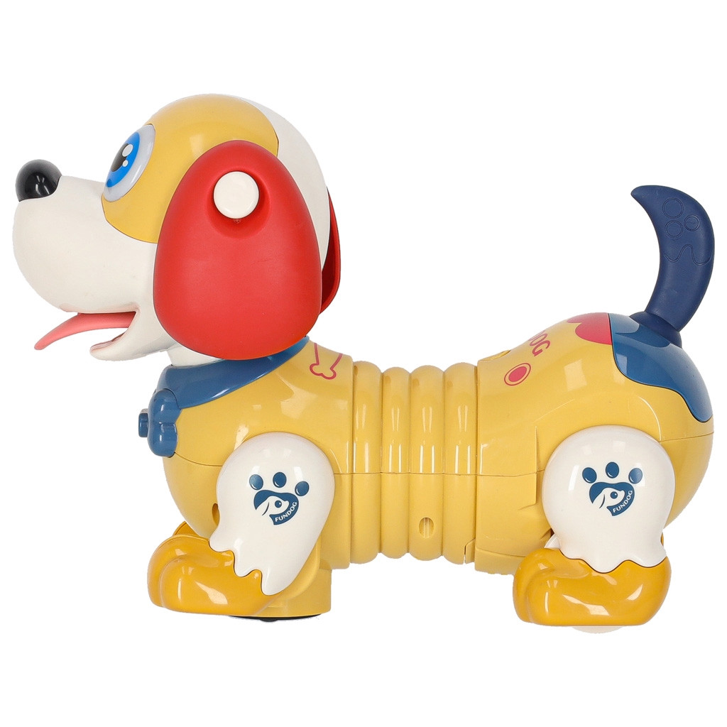 Interactive Dog Toy, Touch-Activated, Talking, With Bone