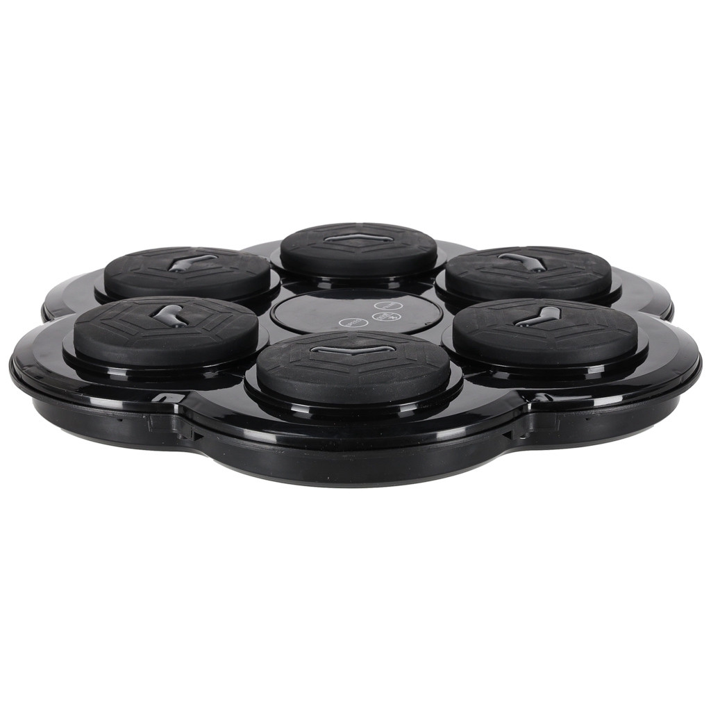 Wall-Mounted Boxing Trainer Pad, Bluetooth LED, Gloves