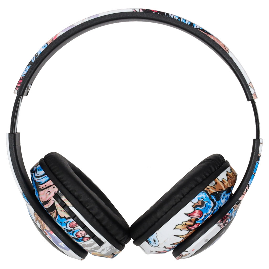 Cuffie circumaurali wireless Bluetooth – RGB, microfono, MicroSD