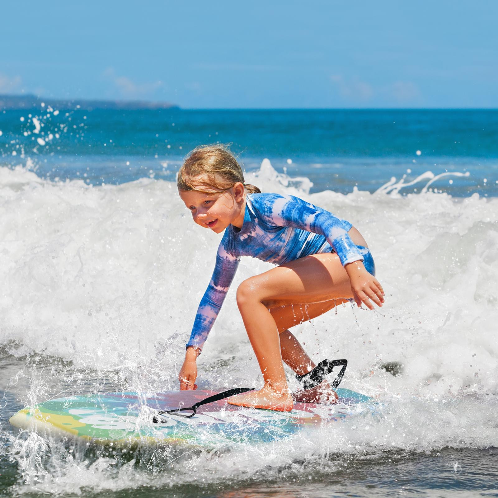 Prancha de Bodyboard 33–41 Polegadas, Núcleo de EPS, Leash de Pulso