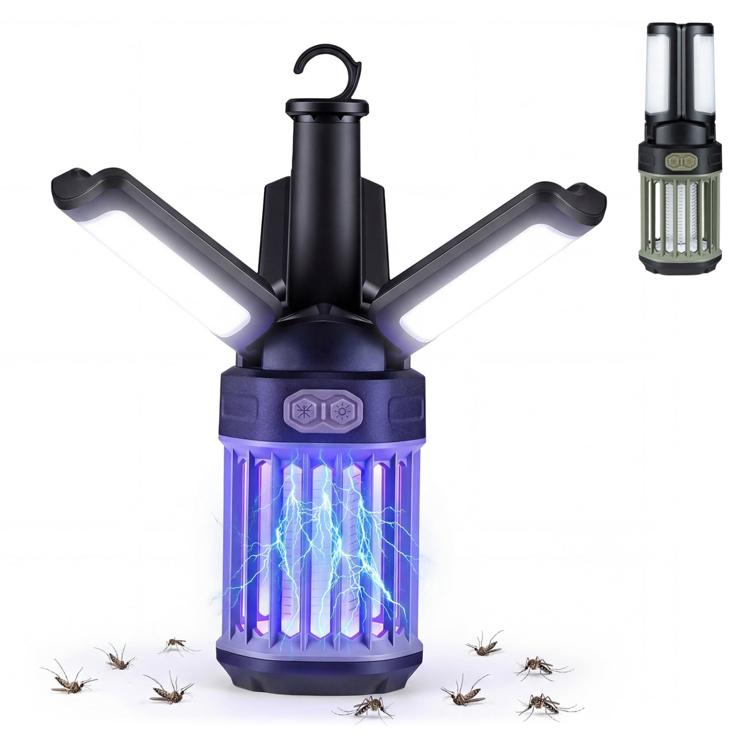 USB-C Rechargeable Bug Zapper Lantern, IPX6 Waterproof