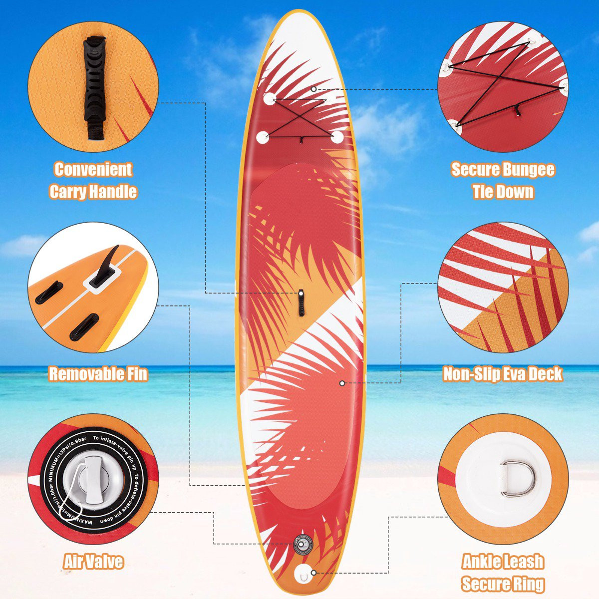 Kit de paddle gonflable 320 cm