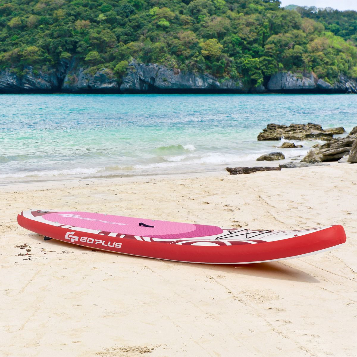 Kit de paddle gonflable 325 x 76 x 16 cm, rose