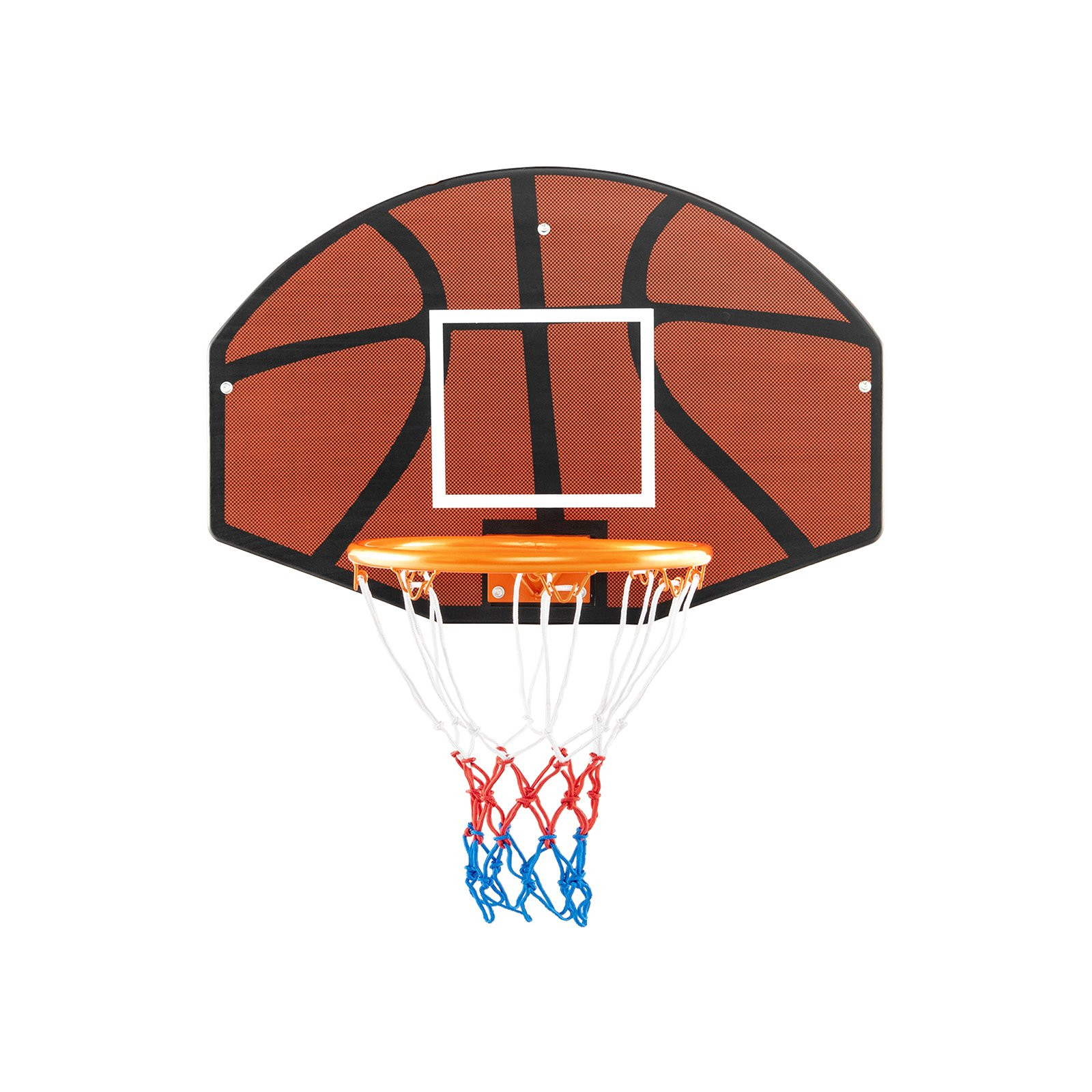 Cesta de basquete de parede, tabela inquebrável de 26 x 17,5 polega...