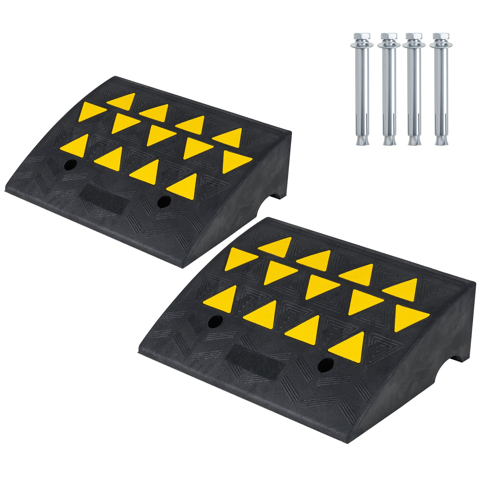 Rampas de entrada para garagem, conjunto de 2, com elevação de 12,7...
