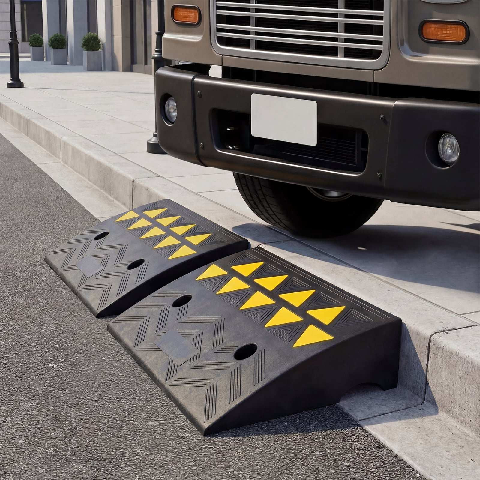 Rampas de acesso para garagem, conjunto de 2, com elevação de 5 a 6...