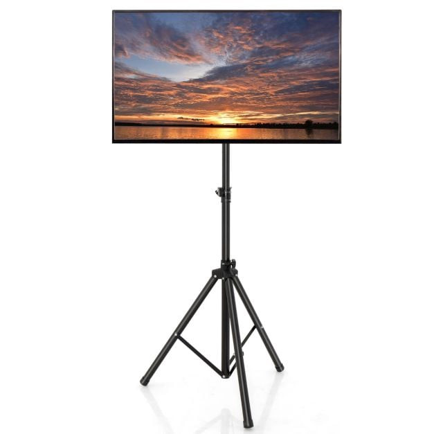 Tripé para TV com altura ajustável, 21–47 polegadas, 35 kg