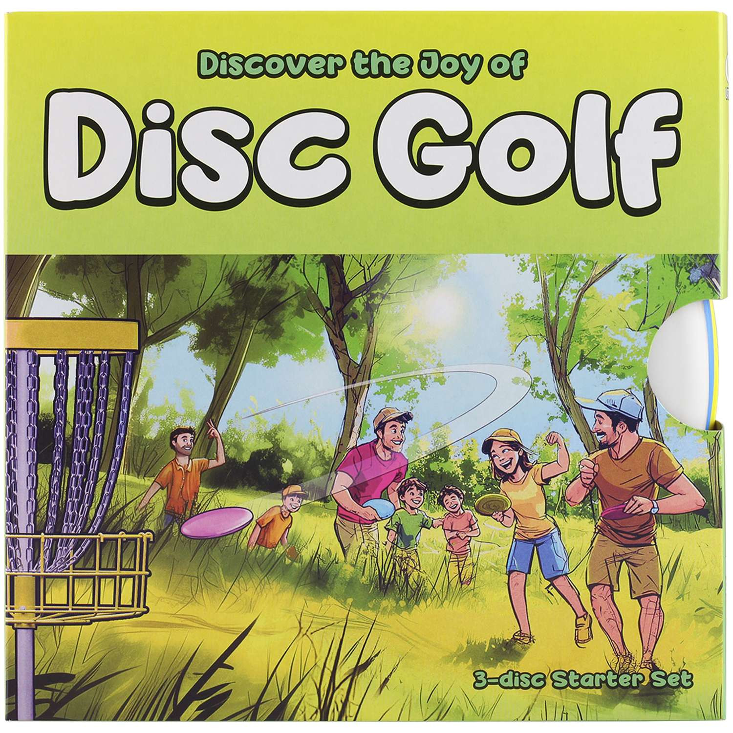Discgolf startersset, 3 discs, driver, midrange en putter