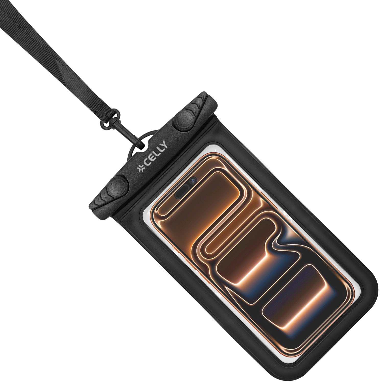 Capa impermeável para celular, IPX8, comporta celulares de até 7 po...