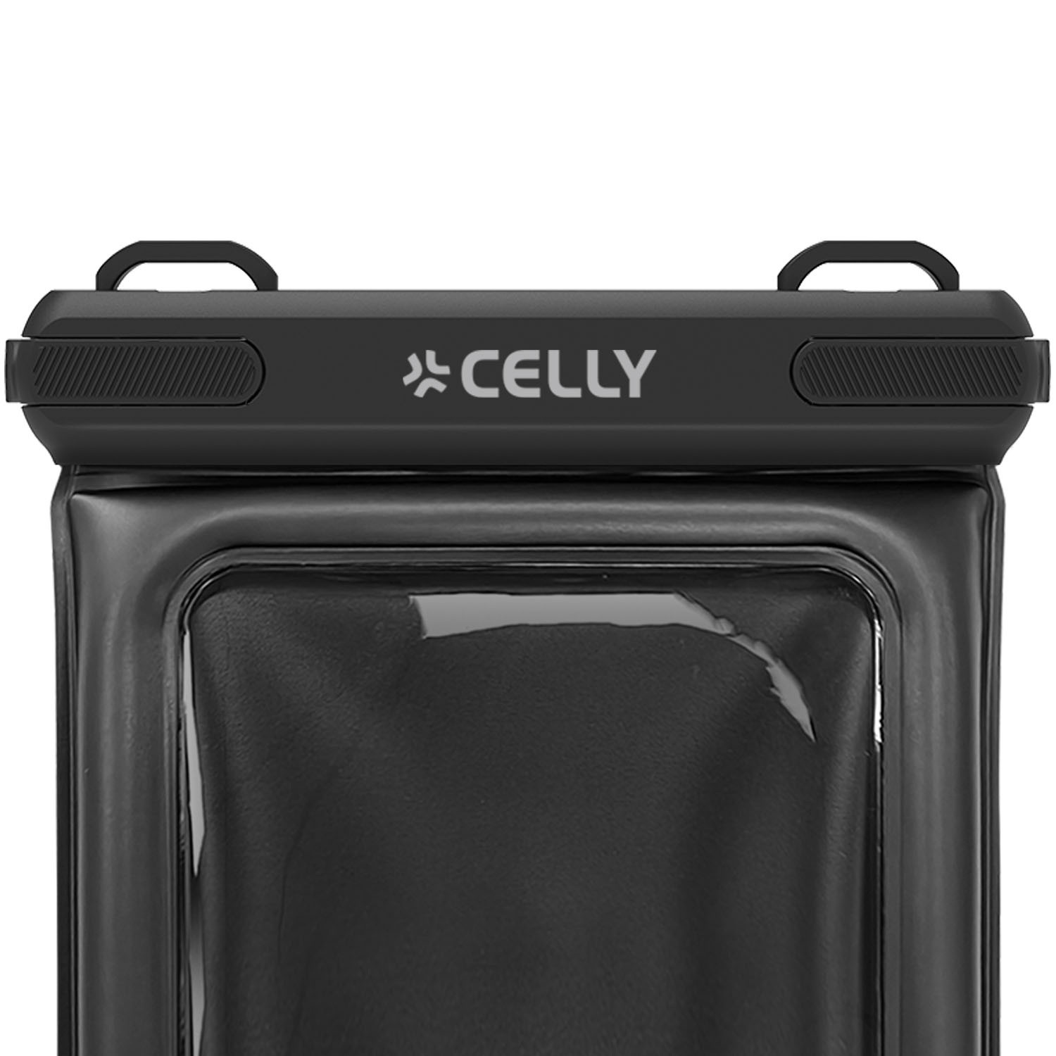 Capa flutuante à prova d'água para celular IP68, 7,2 polegadas, preta