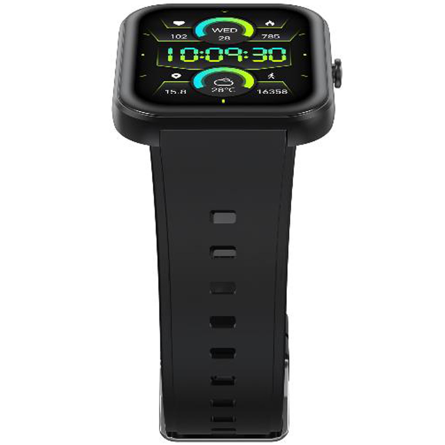 Smartwatch com tela AMOLED de 1,96 polegadas, função de chamada, preto