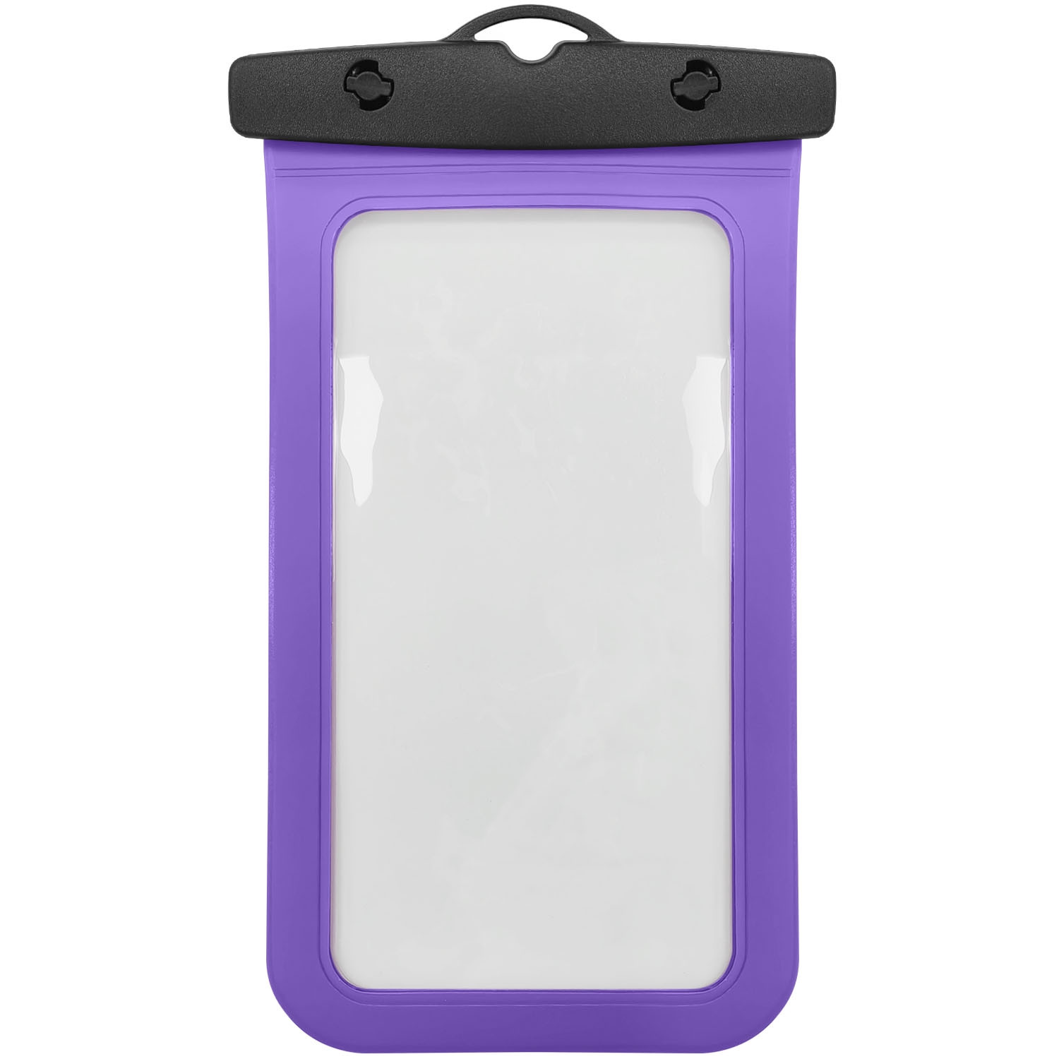 Capa impermeável para celular, IPX8, até 7 polegadas, roxa