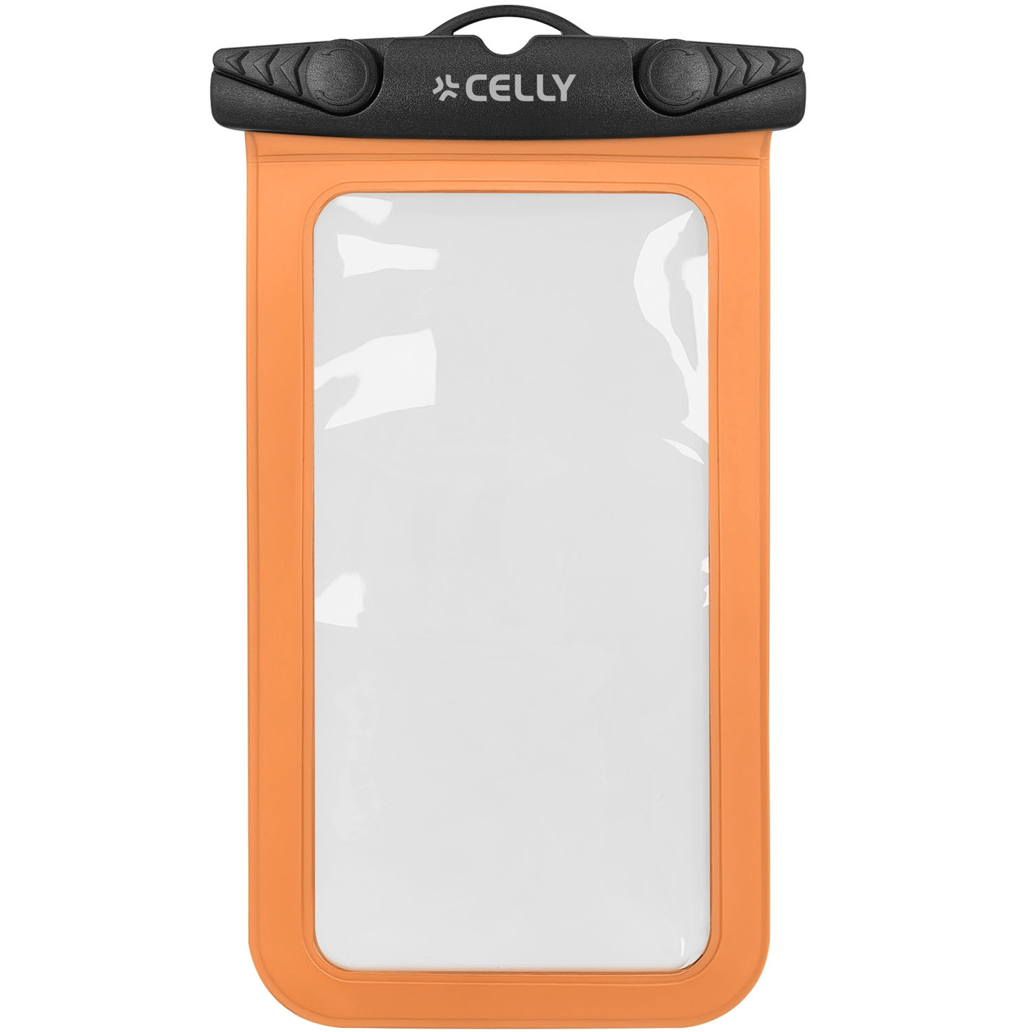 Capa impermeável para celular IPX8, comporta celulares de até 7 pol...
