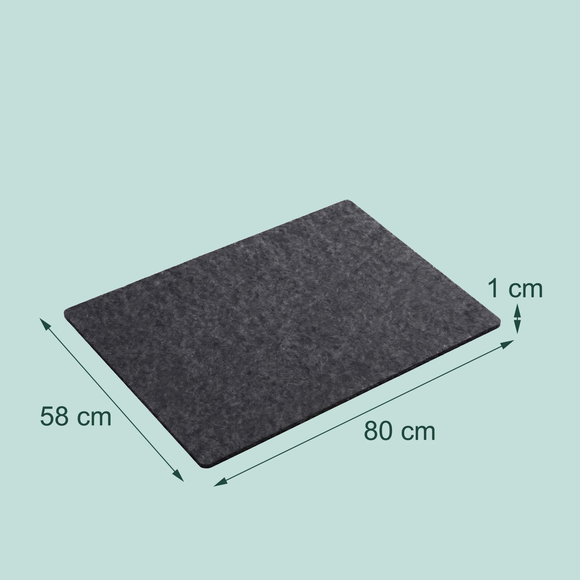 Foldable Felt Puzzle Mat, Grey, Multiple Sizes