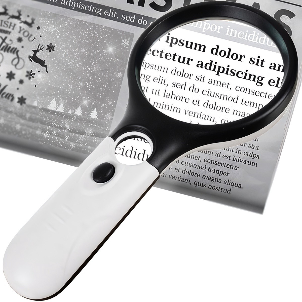 Double Magnifier LED, 30x/8x Magnification