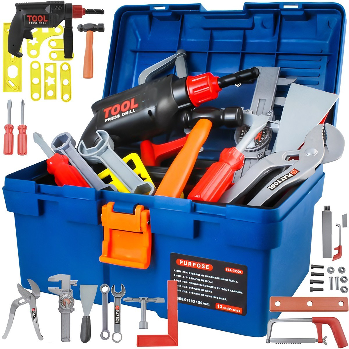 Children's Toolbox - Realistic and Functional Tools