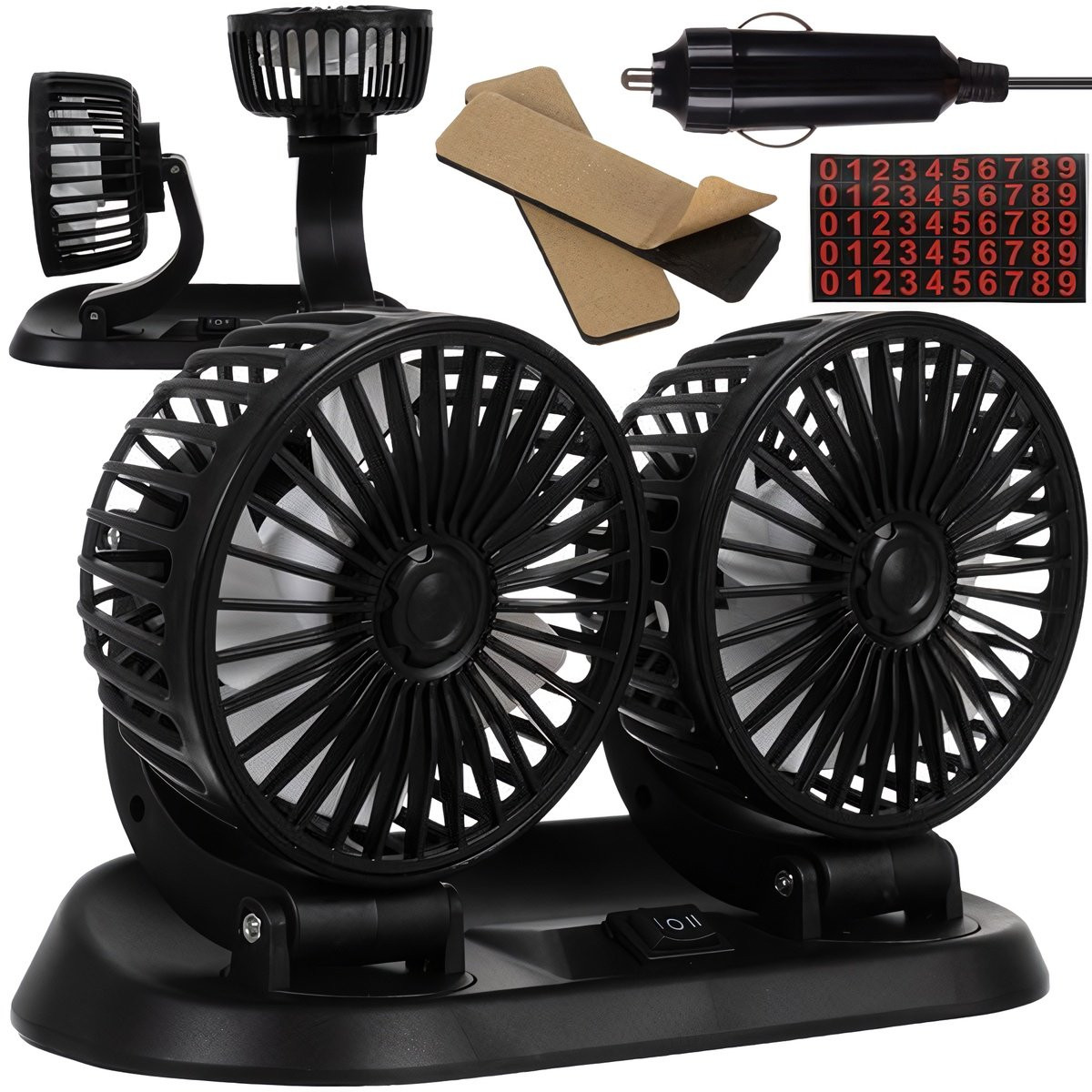 Dvojitý ventilátor do auta Xtrobb 23222