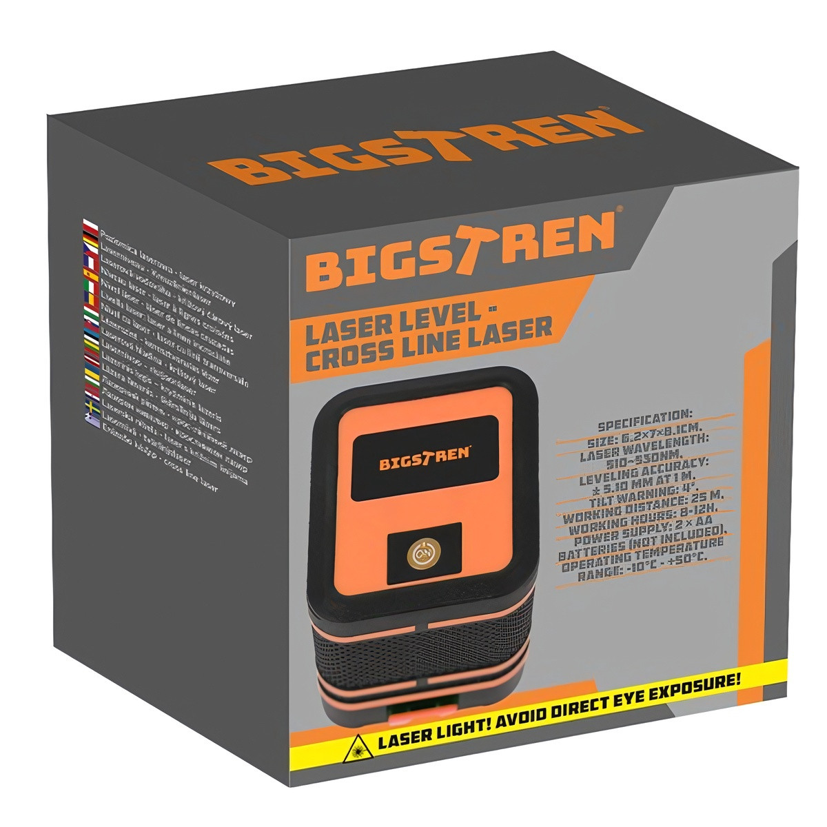Laserwaterpas - Bigstreen 24293 kruislaser