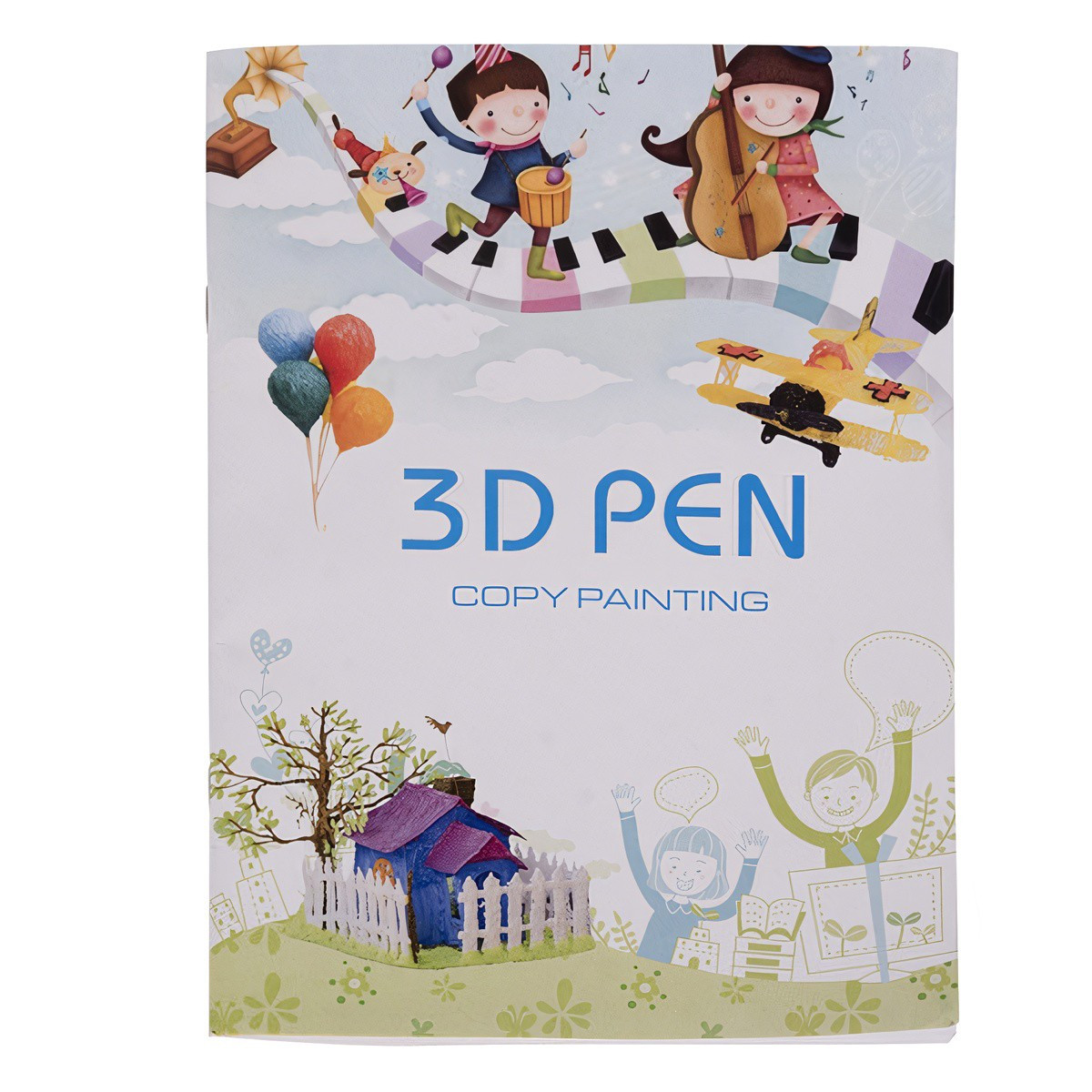 3D-Stift-Vorlagenbuch: 40 Plexiglas-Muster