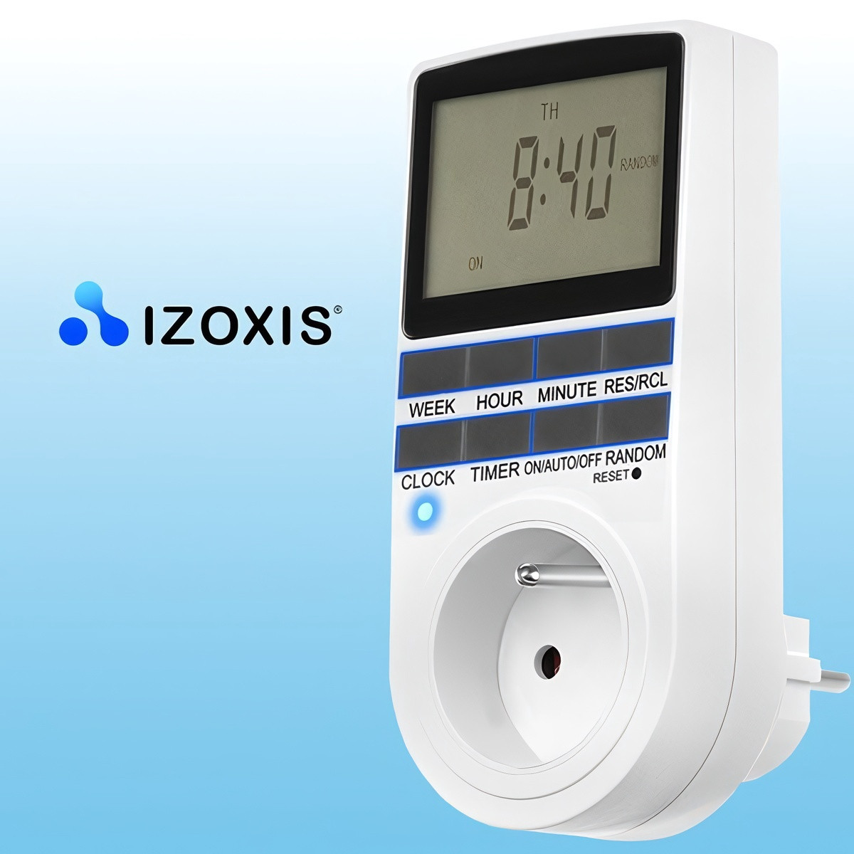 Energy-saving Timer with LCD and Safety functions